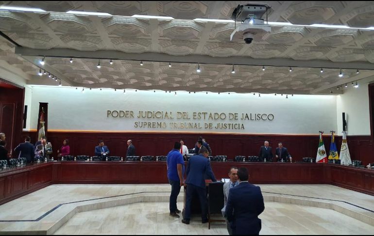 Con solo 18 magistrados presentes, se logró el quórum necesario para someter a votación la nueva propuesta. EL INFORMADOR /