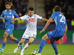 Lozano fue titular pero no pudo definir frente al arco rival. AP / F. Seco