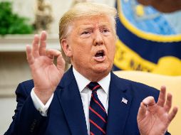 “Respeto mucho a los denunciantes, pero sólo cuando son reales”, mencionó Trump en relación a la persona que dio origen a la investigación, cuya identidad sigue siendo un misterio. AFP/B. Smialowski