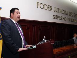 “Es un ejercicio democrático en el que se razonó un voto con toda la responsabilidad y de cara a la sociedad”, dijo el presidente del STJE, Ricardo Suro. FACEBOOK/SupremoTribunaldeJusticiadelEstadodeJalisco