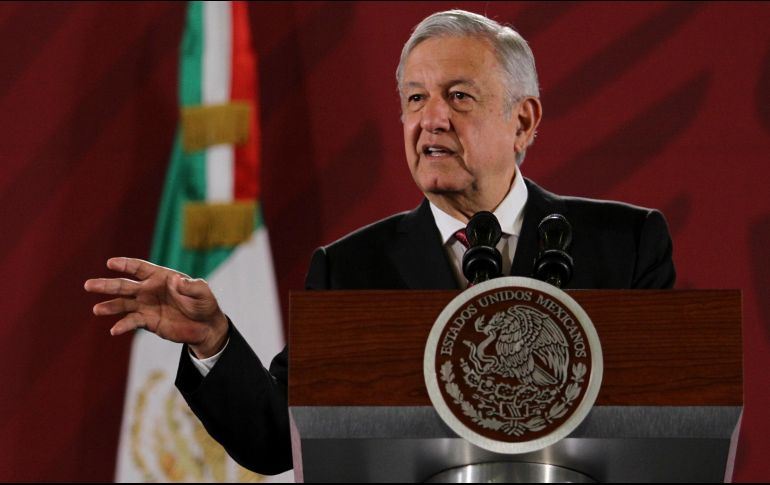 López Obrador aprovechó para recordar que no se aumentan ni crean nuevos impuestos. NTX / G. Granados
