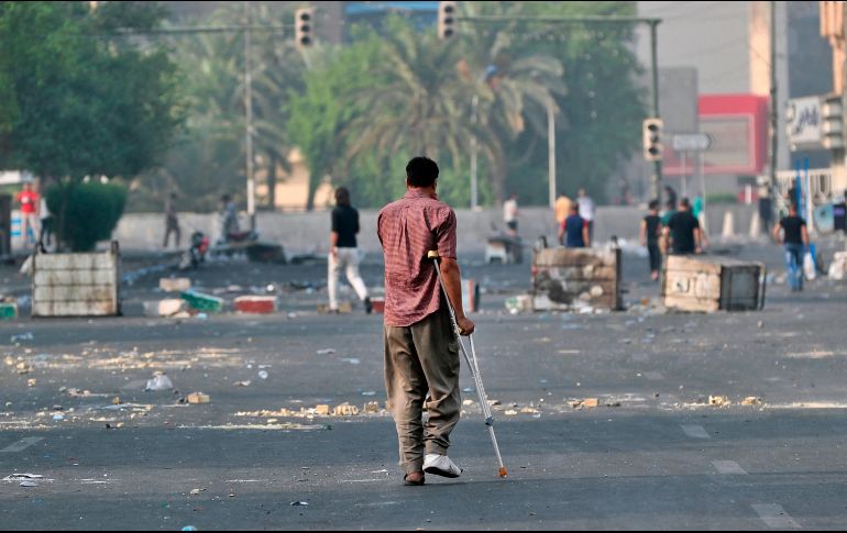 Los manifestantes se reunieron por cuarto día consecutivo en la plaza Tahrir. AP / H. Mizban