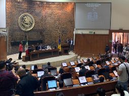En la próxima sesión del pleno del Poder Legislativo la resolución de la SCJN se remitirá a la de Comisión Seguridad y Justicia. TWITTER/ @ElyAlcarazV