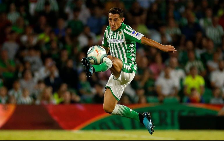 Andrés Guardado se mantiene como pieza clave en el once inicial del Real Betis. TWITTER / @RealBetis
