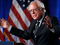 Sanders aprovechó la ocasión para enfatizar la necesidad de instaurar la atención médica universal en Estados Unidos. AP/P. Semansky