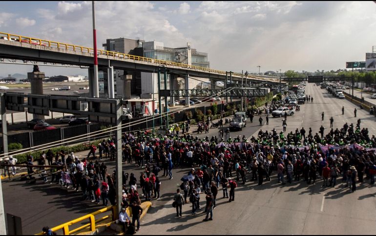 Al momento se desconocen los acuerdos alcanzados con los manifestantes. NTX/E. Álvarez