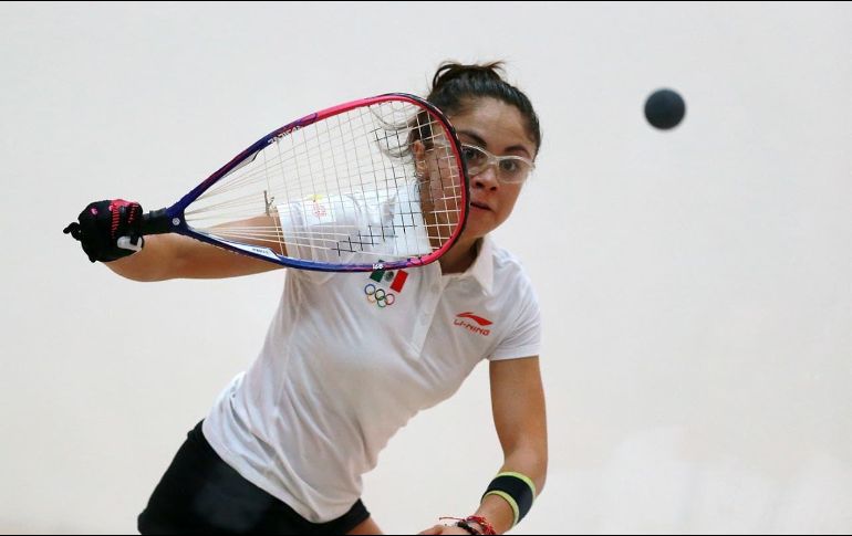 Longoria, número uno del mundo, venció en semifinales este sábado a su compatriota Monserrat Mejía. TWITTER / @CONADE