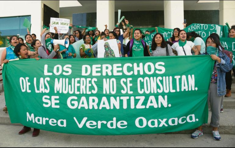 Ya es ley. Organizaciones de Oaxaca impulsaron la despenalización del aborto; ésta se aprobó el 25 de septiembre. SUN