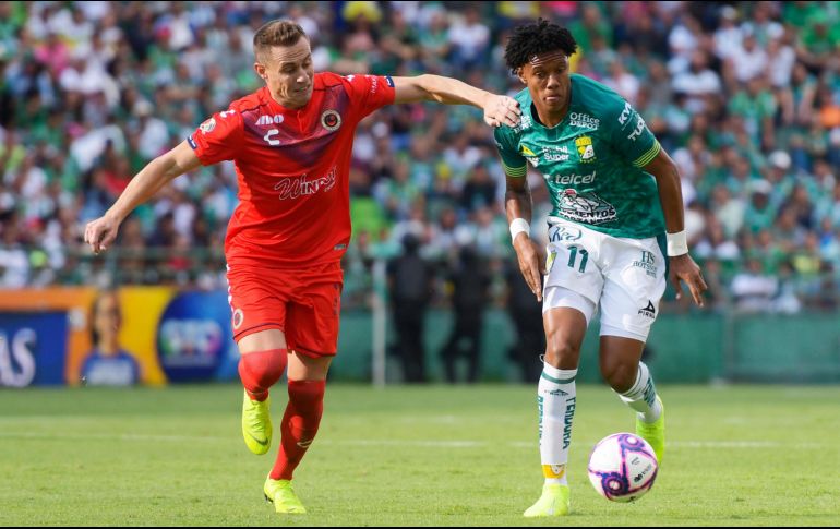 Veracruz llegó a cuatro puntos, mientras que León suma 20 unidades. Imago7 / L. Miranda