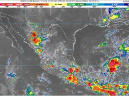 Por la noche del domingo ingresará el frente frío número 3 al territorio nacional y se extenderá al norte de México. ESPECIAL/CONAGUA