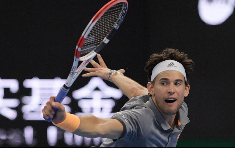 Dominic Thiem. El austriaco dejó en el camino al ruso Karen Khachanov. AFP/L. Ramírez