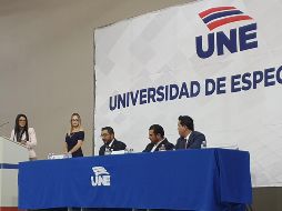 Rodrigo Moreno Trujillo, magistrado del Tribunal Electoral del Estado de Jalisco (Triejal), impartió una conferencia dedicada al Derecho Electoral. EL INFORMADOR/Y. Mora