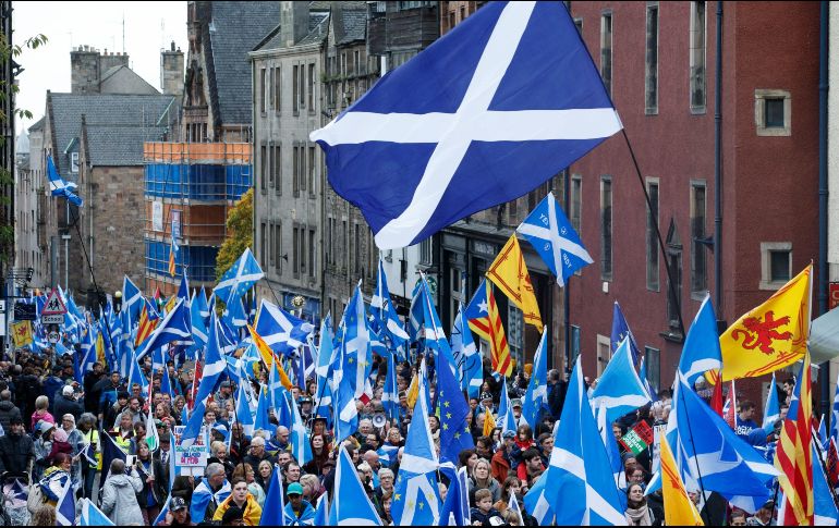 Independentistas recorren Holyrood. En 2014 se realizó un referendo donde el 