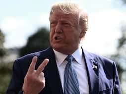 Trump y sus seguidores rechazan las acusaciones de que él hizo algo inapropiado, pero la Casa Blanca no ha respondido de manera concertada. AFP / ARCHIVO