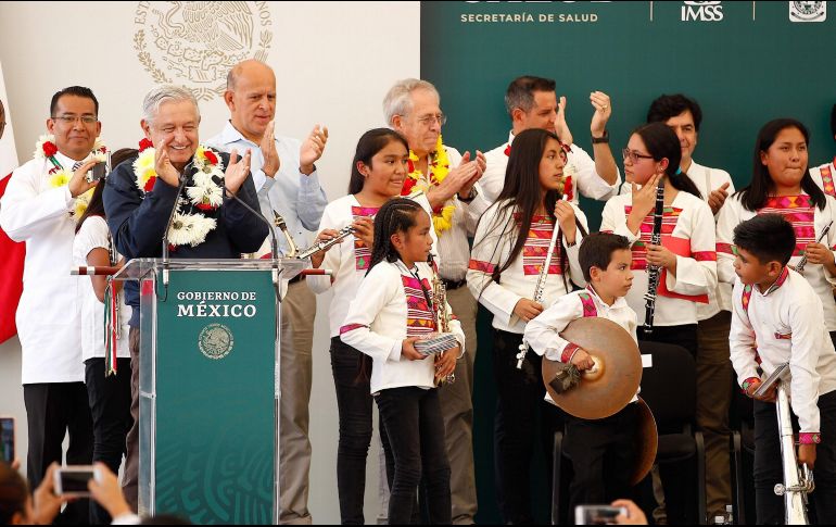 López Obrador se encuentra realizando recorridos en Oaxaca. NTX / I. Hernández