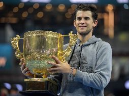 El austríaco firmó el decimoquinto título de su joven carrera. AFP