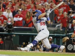 El más destacado fue sin discusión Martin, quien abrió de titular en esta serie por primera vez y conectó doblete y jonrón. EFE / E. S. Lesser