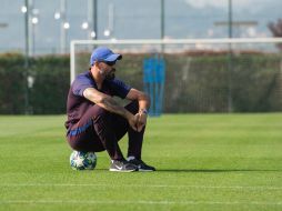 La etapa de Valdés como entrenador del juvenil apenas duró dos meses y medio. TWITTER / @FCBmasia