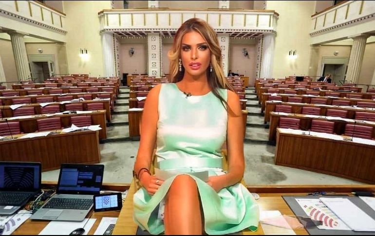 Karabatic, de 31 años, afirma que la política es su segundo amor. INSTAGRAM/ava_karabatic_official