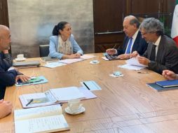 En sus redes sociales, Sheinbaum compartió algunas imágenes del encuentro. TWITTER/@Claudiashein