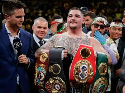 Será el 7 de diciembre cuando Ruiz dispute su pelea ante Joshua, rival al que además de arrebatarle sus títulos mundiales de peso completo, también logró quitarle el invicto. AFP / ARCHIVO