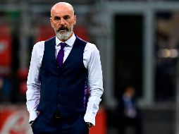 Pioli nunca ha ganado un trofeo en su carrera de 16 años como técnico, si bien guió a Lazio a fase previa de la Liga de Campeones. AFP / ARCHIVO