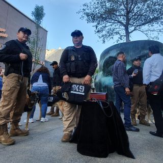 Despiden con honores a "Charger", miembro del K9 de la policía tapatía