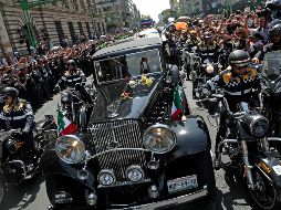 La jornada de la despedida de José José en México inició por la mañana en el Palacio de Bellas Artes. SUN / I. Stephens