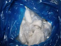 El crystal estaba distribuido en 24 envoltorios, señalan autoridades. NTX/ARCHIVO