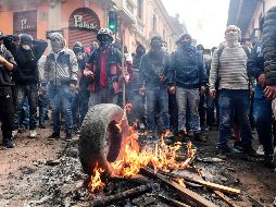 El presidente ecuatoriano decretó un toque de queda en algunos sitios estratégicos debido a las fuertes protestas que se han registrado. AFP / M. Bernetti