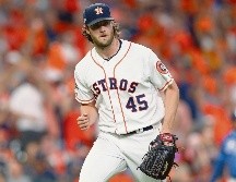 El lanzador de Houston volvió a lucir sobre el montículo y fue factor para que su equipo llegara a la Serie de Campeonato. AFP
