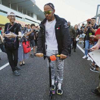 Hamilton, por el triunfo en Japón