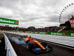 Los pilotos solo dispusieron de las dos sesiones de ensayos libres de este viernes para prepararse para las clasificatorias y para el GP, ya que la tercera sesión del sábado por la mañana quedó anulada. EFE / D. Azubel