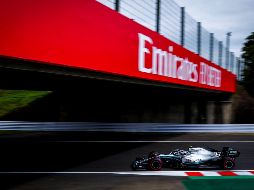 Las 'flechas plateadas' están en una posición inmejorable de cara al domingo, cuando se disputarán en un lapso de cuatro horas la clasificación y la carrera. EFE/D. Azubel