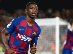 Dembélé se perderá las próximas dos jornadas de Liga española por increpar a un árbitro. EFE