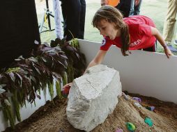 Colocación de la primera piedra del nuevo plantel del colegio The American School. EL INFORMADOR/E. Barrera