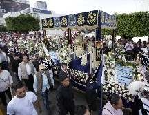 En esta edición de la Romería, la virgen zapopana recorrió un total de 9.2 kilómetros desde la Catedral de Guadalajara hasta la Basílica. EL INFORMADOR/ F. Atilano