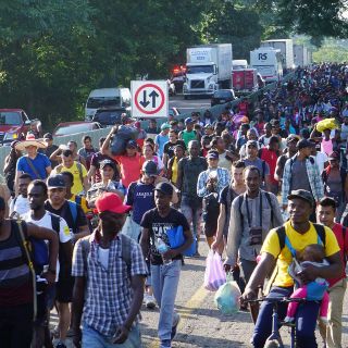 Se atenderá caravana migrante que salió de Chiapas: Sánchez Cordero