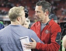 Kyle Shanahan (der.) y Sean McVay (izq.) han revolucionado a sus respectivos equipos, que se disputan la supremacía de la NFC Oeste. AFP