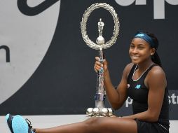 Cori Gauff es la número 110 del mundo, sin embargo, logra convertirse en la mujer más joven en acceder a una final WTA.  AFP / B. Gindl