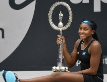 Cori Gauff es la número 110 del mundo, sin embargo, logra convertirse en la mujer más joven en acceder a una final WTA.  AFP / B. Gindl