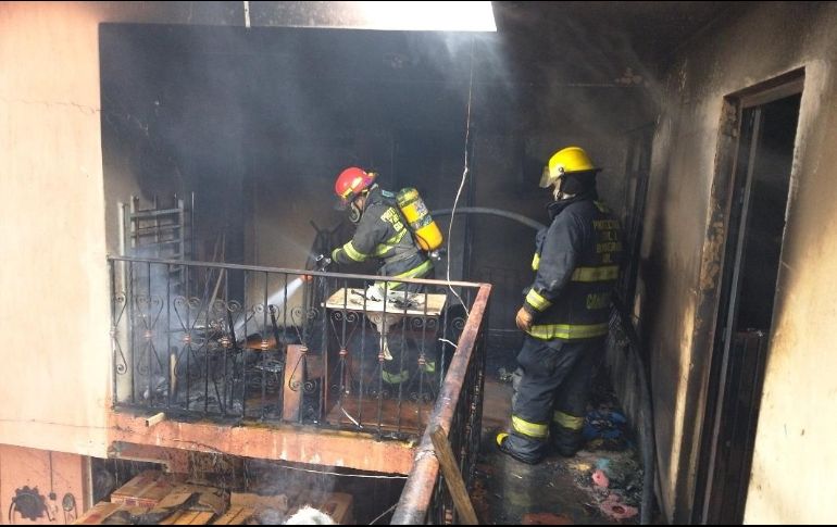 El incendio pudo deberse al mal estado de las instalaciones eléctricas. ESPECIAL / Bomberos de Guadalajara