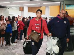 A su arribo a Guadalajara los jugadores guardaron silencio. CHIVAS