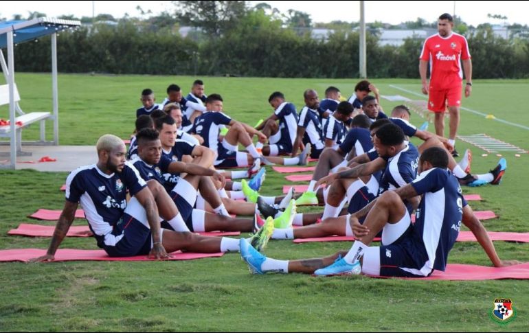Los centroamericanos tuvieron días de entrenamiento en Estados Unidos, antes de llegar a tierras mexicanas, donde se jugarán el no descender a la Liga B, en la Liga de Naciones de la Concacaf. TWITTER / @fepafut
