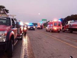 Las labores de rescate se tornaron complejas, por lo que fue necesario movilizar varias unidades e implementar un operativo para desahogar las vialidades en la zona. TWITTER / @sspyuc