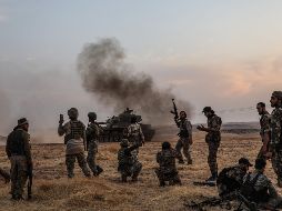 Denuncian que la ofensiva turca pone en peligro la vida de civiles inocentes y desestabiliza la región. AFP/Z. Al-Rifai