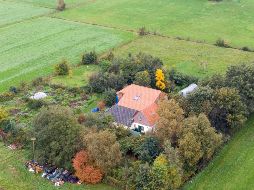 La granja en cuyo sótano un hombre de 58 años y sus seis hijos vivían sin contacto con el exterior. AFP/ANP/W. Bijzitter