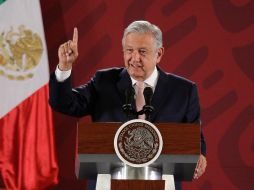 López Obrador adelantó que el presupuesto para seguridad incrementará en 2020. NOTIMEX/G. Granados