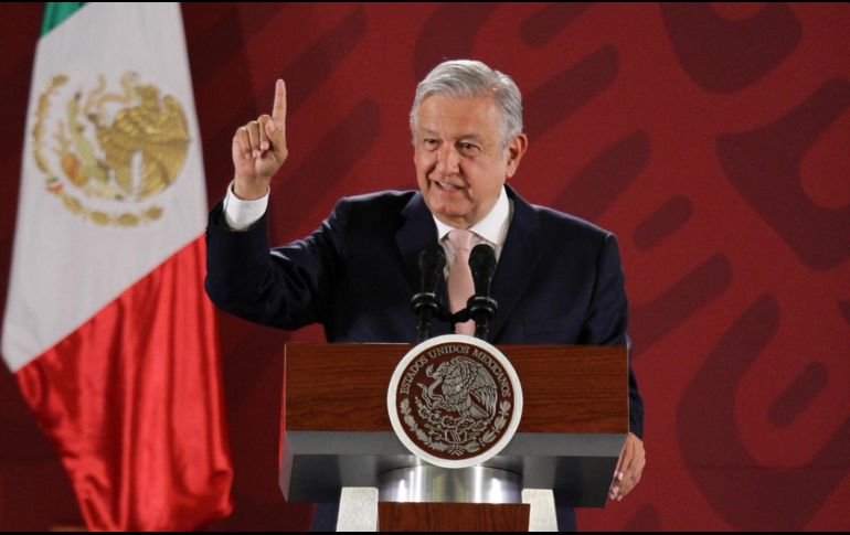 López Obrador adelantó que el presupuesto para seguridad incrementará en 2020. NOTIMEX/G. Granados