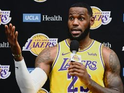 Las declaraciones del astro de los Lakers fueron cuestionadas en redes sociales. AFP